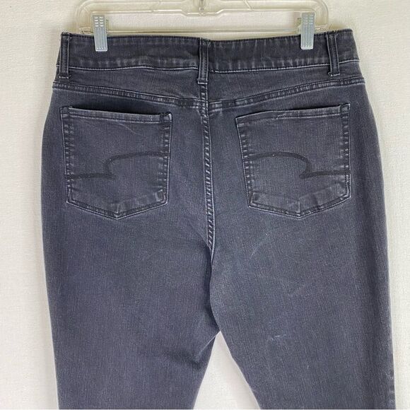 Time & Tru Jeans Women’s Black High Rise Skinny 5 Pockets Stretch Denim 18 - Picture 6 of 8